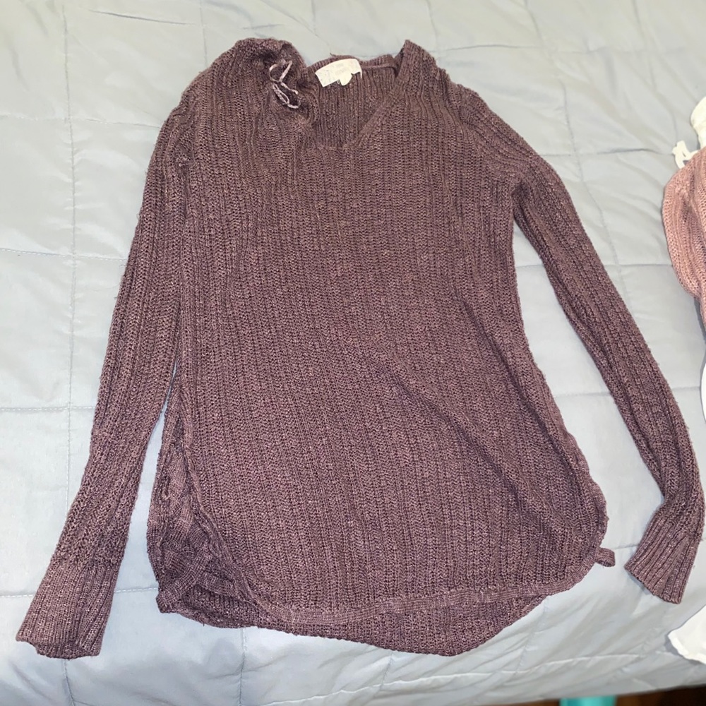 Purple sweater